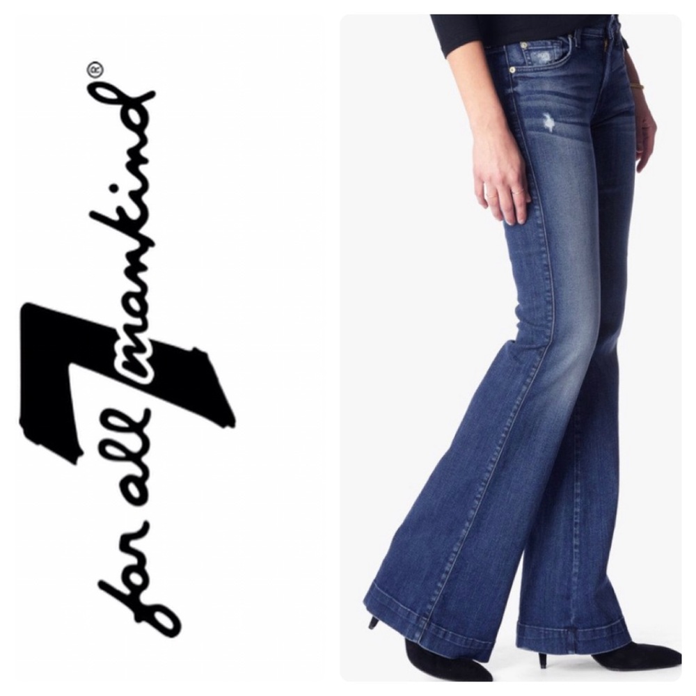 New 7FAM Dojo Original Trouser in Lake Blue - Picture 2 of 6